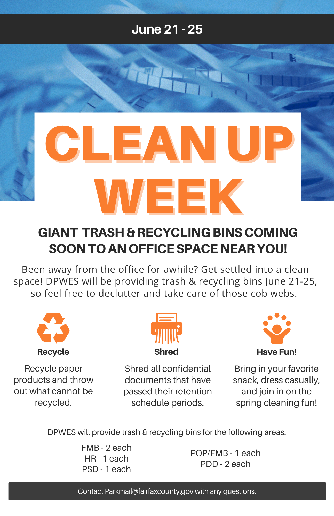 Clean Up Week Flyer